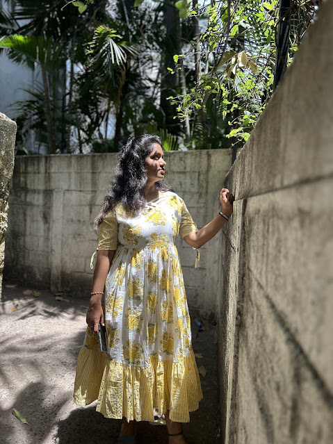 Cotton Yellow Maxi